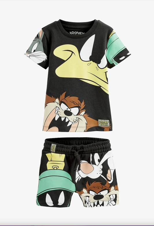 Next*Disney Black Shorts Set