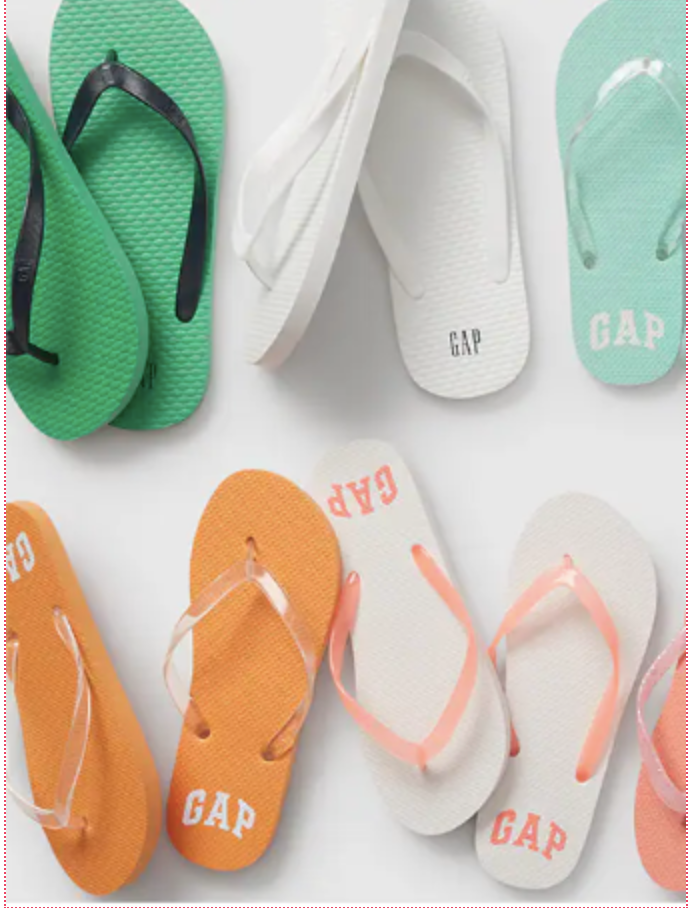 Gap Spray Blue Flip Flop