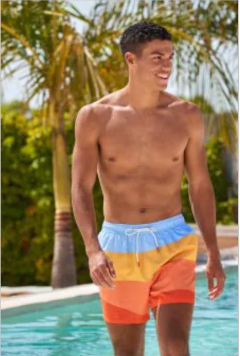 Next Colorblock Men Swim Shorts
