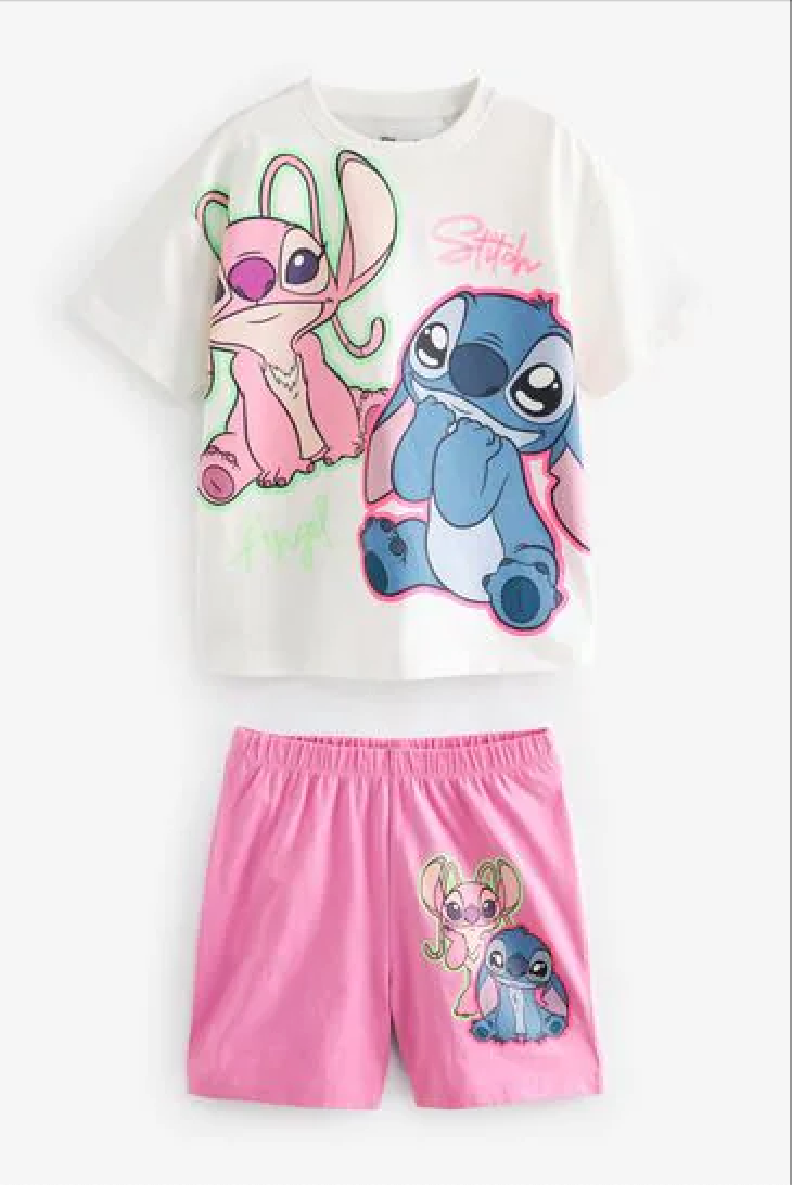 Next Lilo & Stitch 2 Pack Short PJ Set