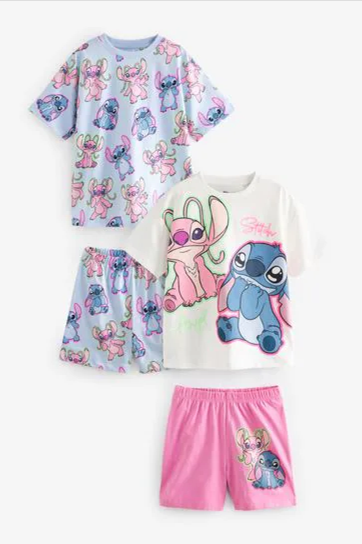 Next Lilo & Stitch 2 Pack Short PJ Set