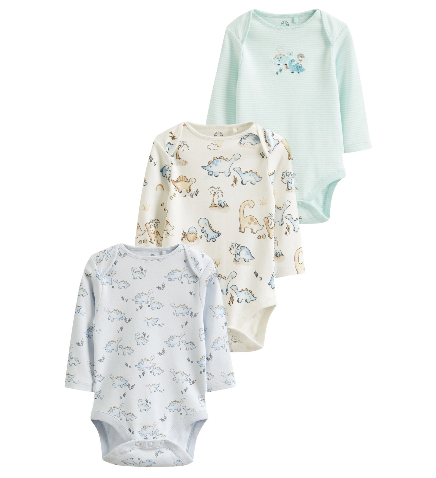 Next 3-Pack Long Sleeve Bodysuits