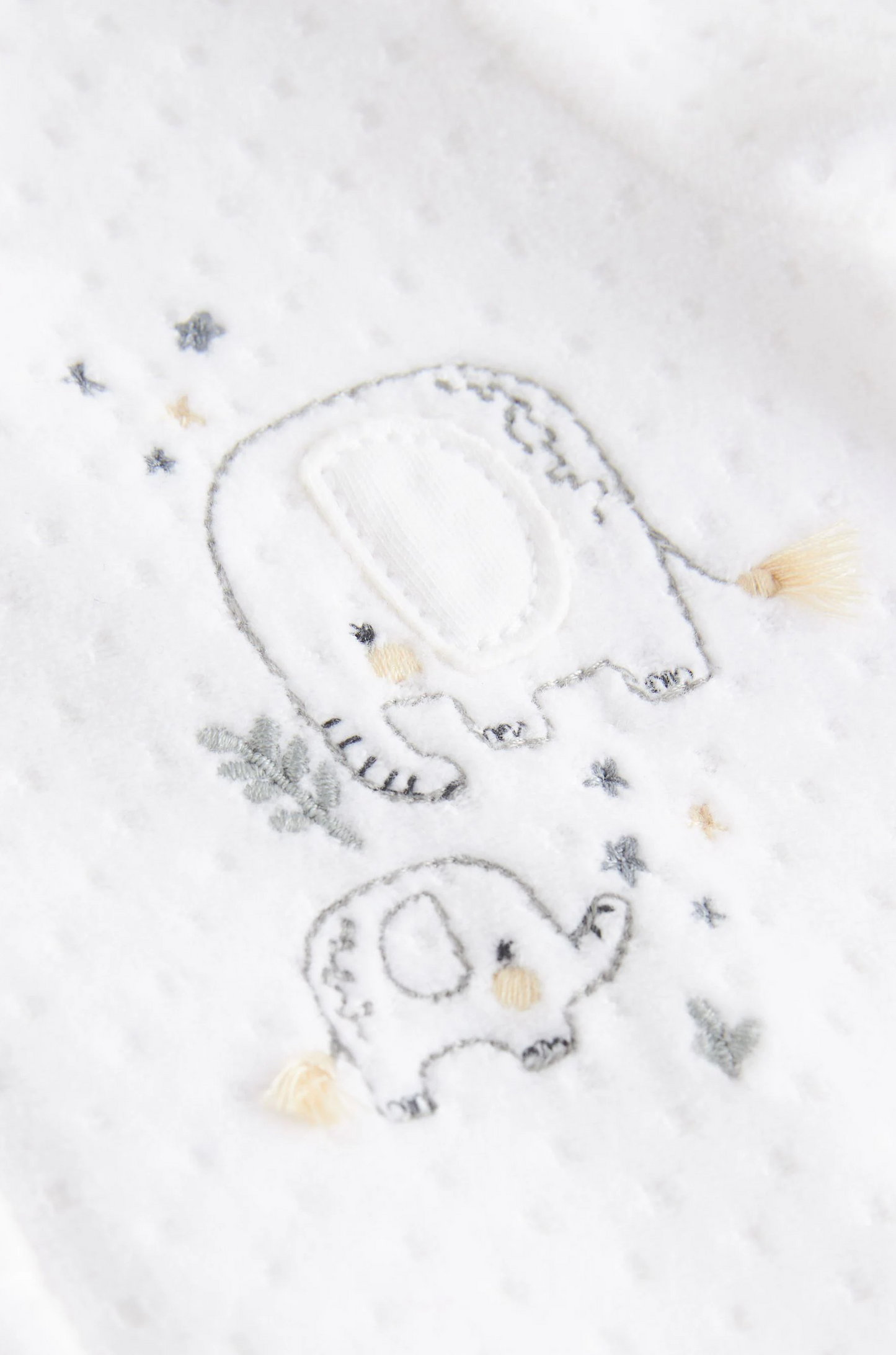 Next Baby Velour Sleepsuit