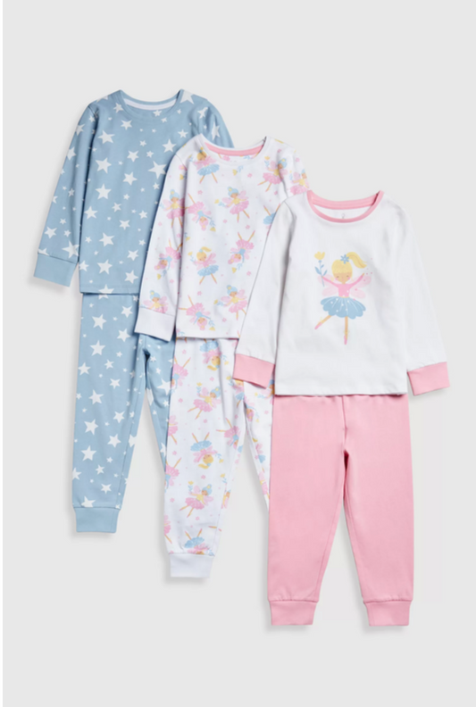 Mothercare 3 Pack Ballerina PJ