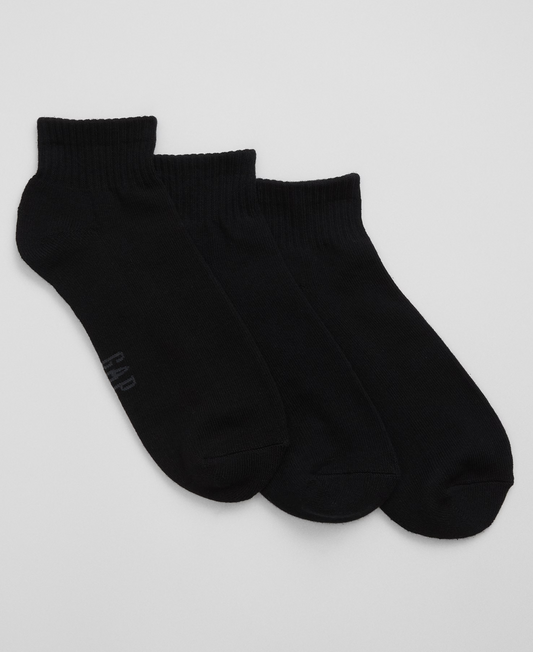Gap 3 Pack Quarter Crew Socks
