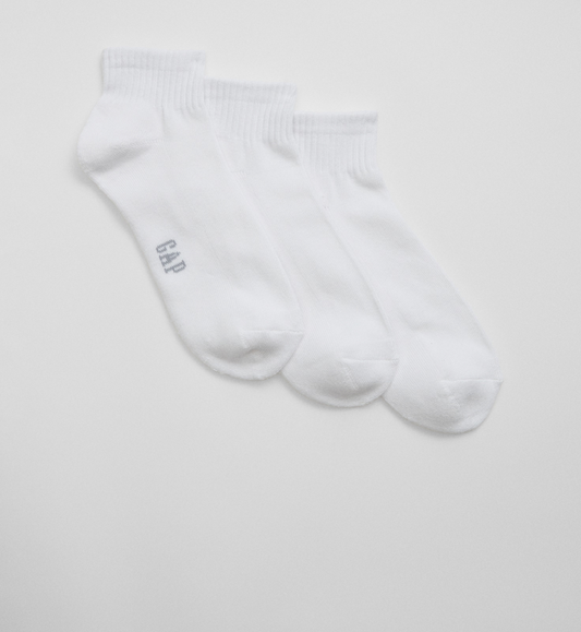 Gap 3 Pack Quarter Crew Socks