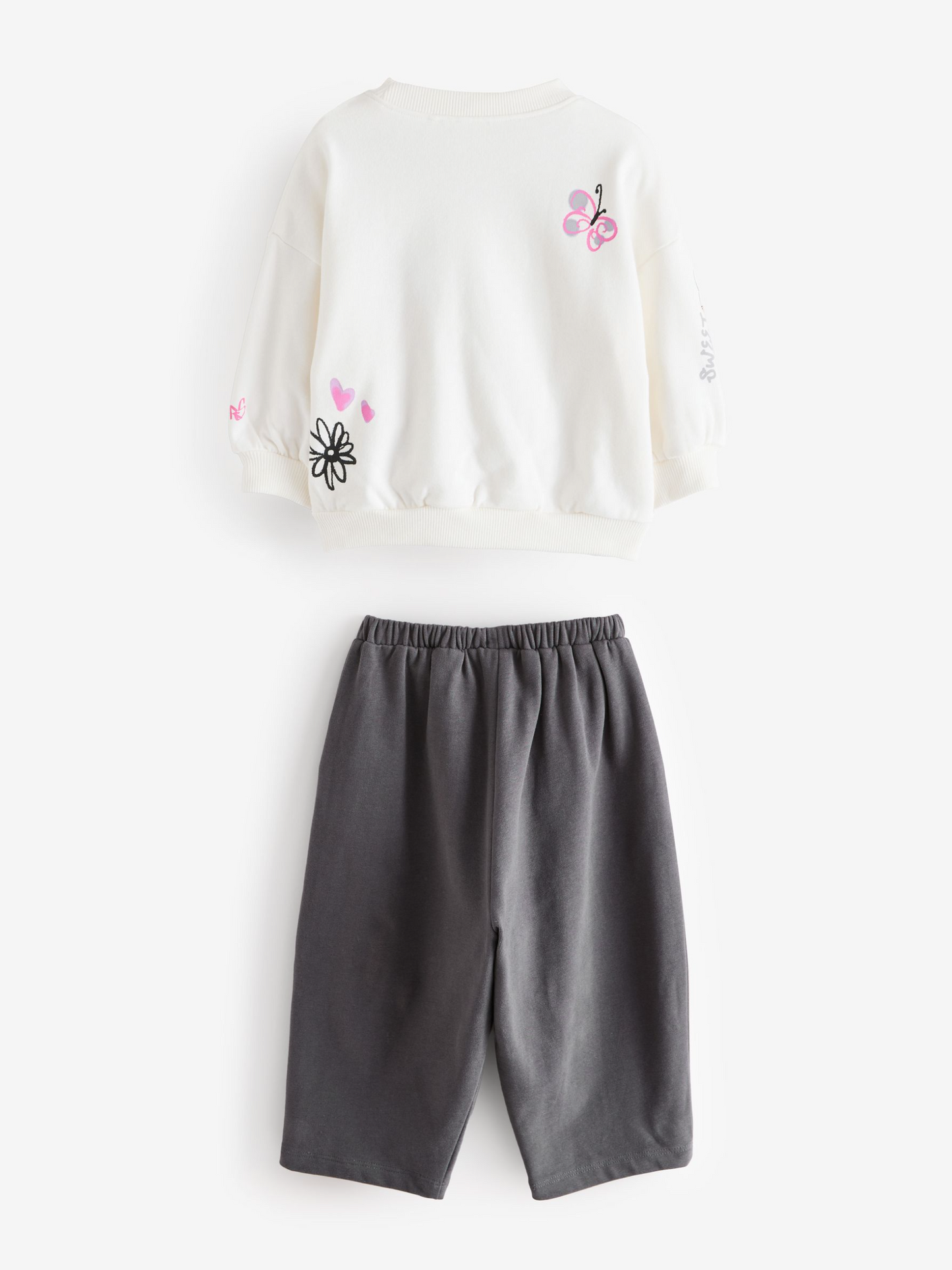 Next Sunny Sweatshirt & Wide Leg Jogger Set