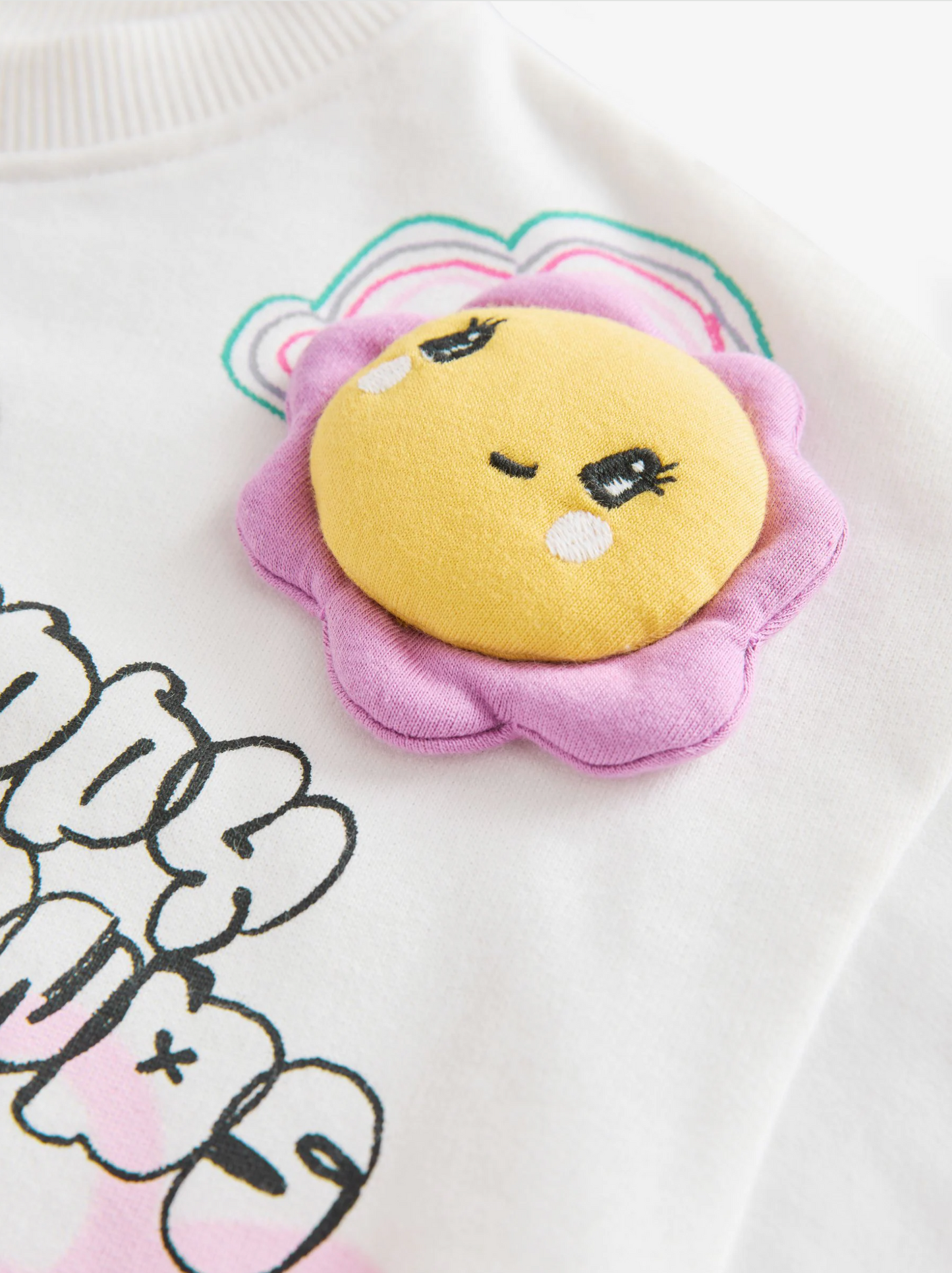 Next Sunny Sweatshirt & Wide Leg Jogger Set