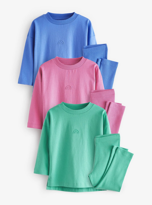 Next 3 Pack Long Sleeve T-Shirt & Legging Sets