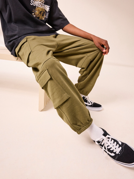 Cotton Parachute Style Jogger