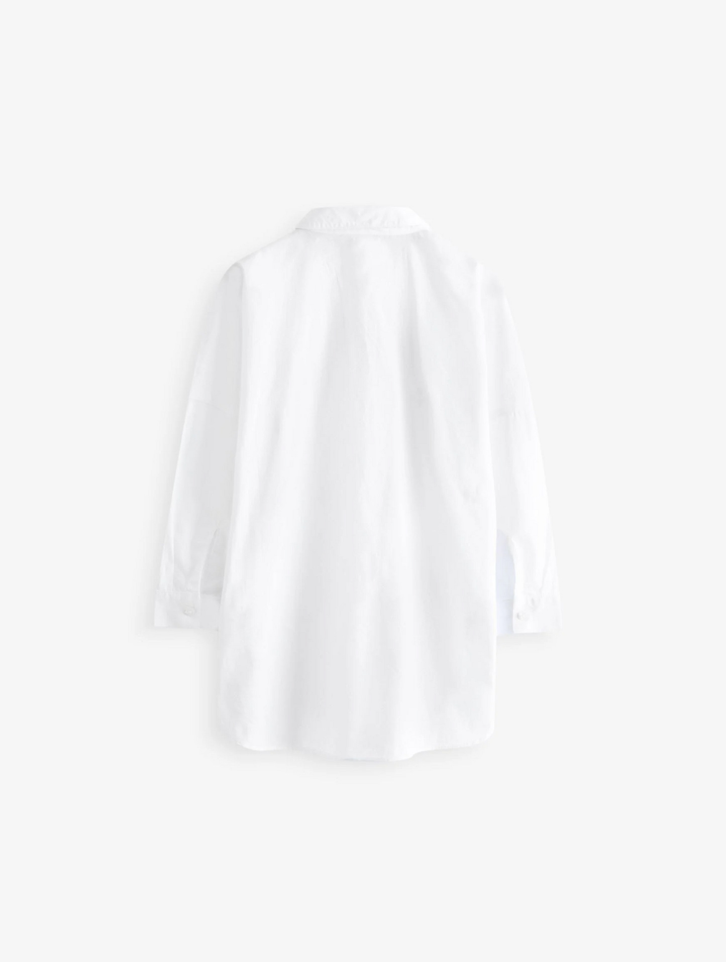 Oversized Diamante Cotton White Shite