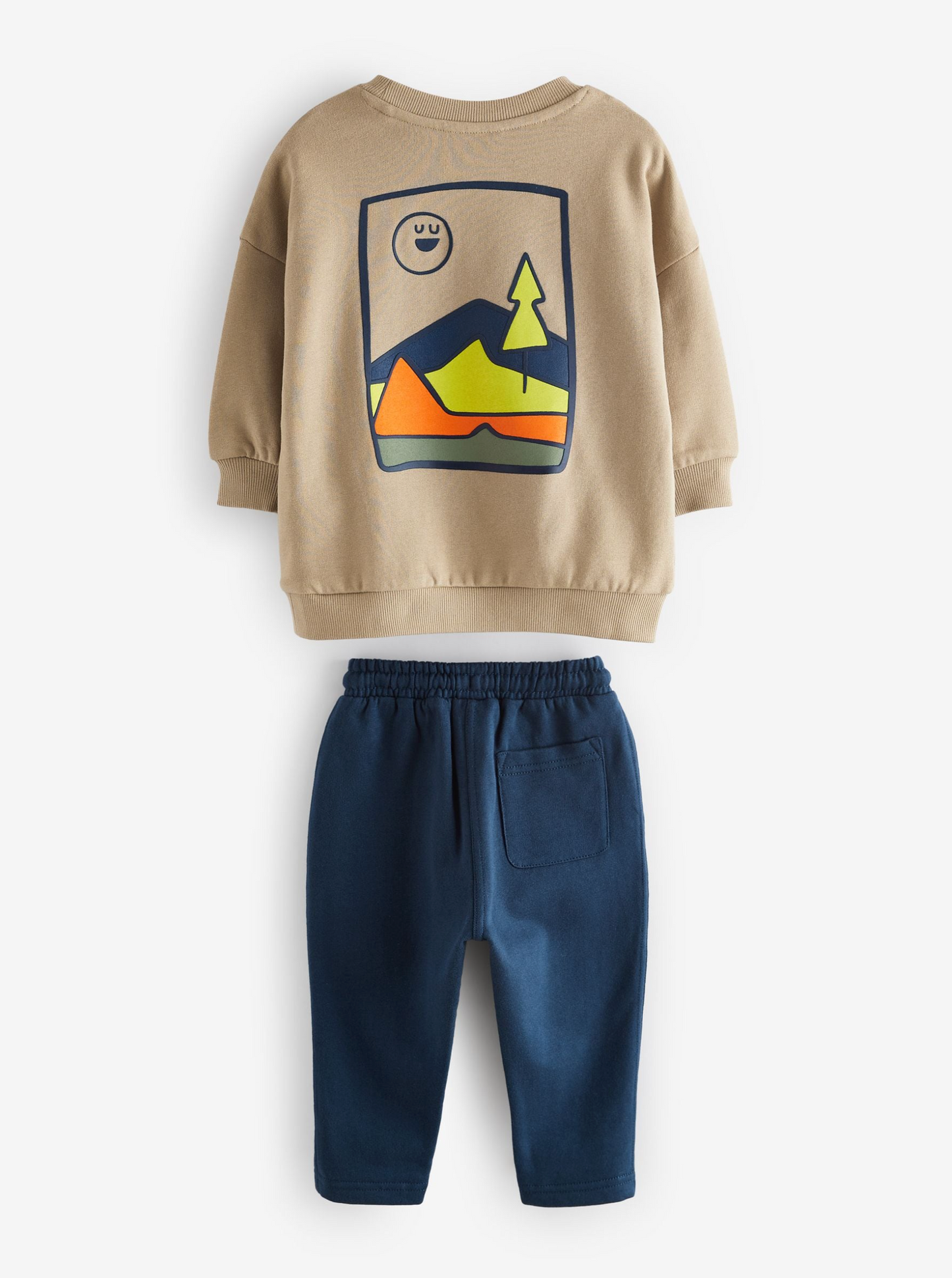 Next Backprint Sweatshirt & Jogger Set