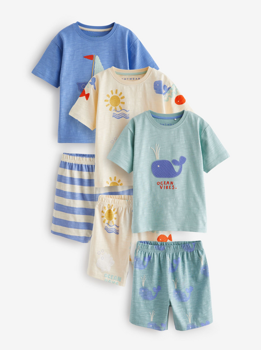 3-Pack Shorts PJ Sets