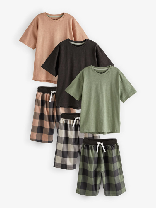 3-Pack PJ Shorts Set