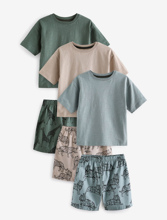 3-Pack Shorts PJ Sets