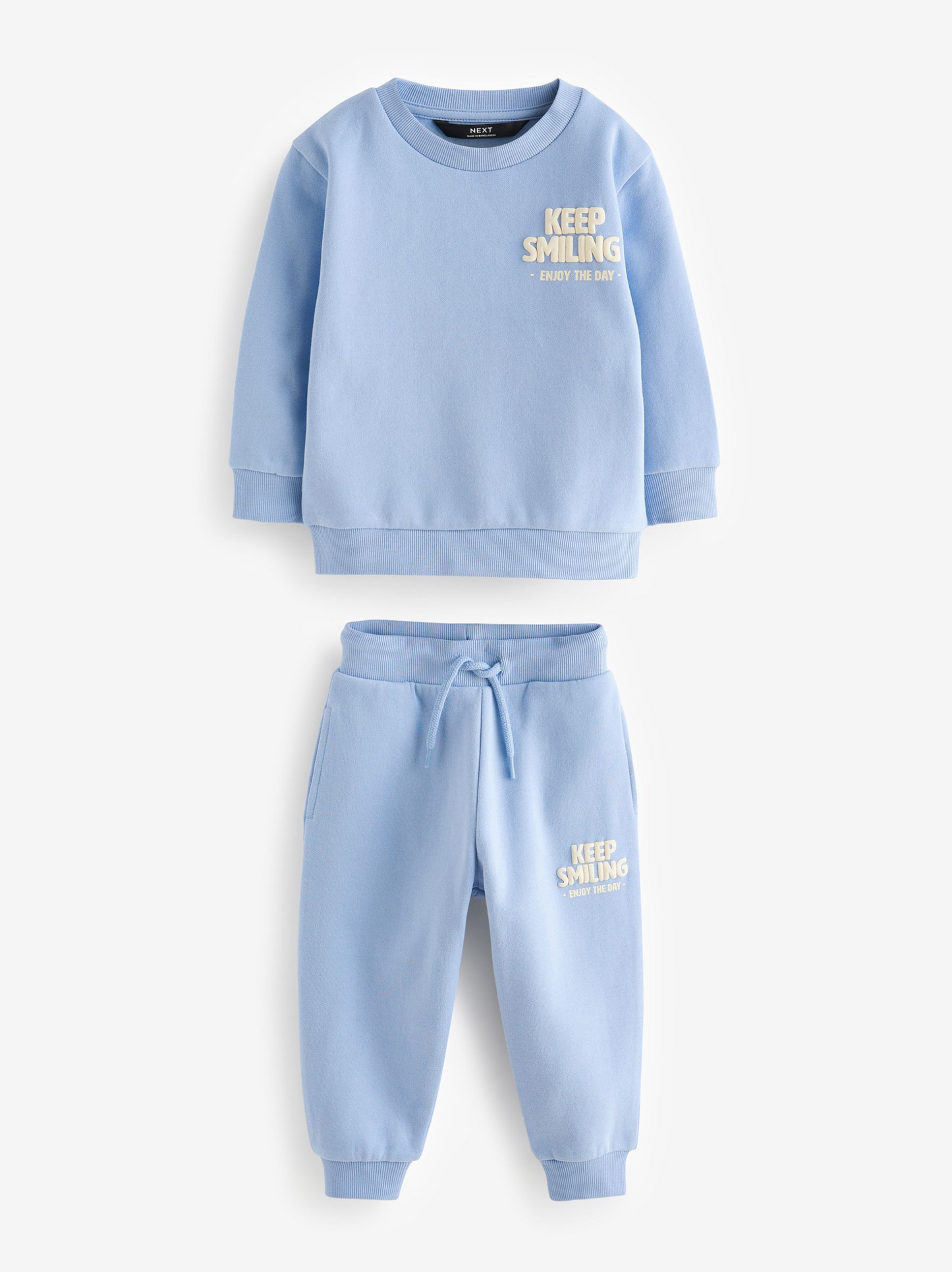 Blue Sweatshirt & Jogger Set