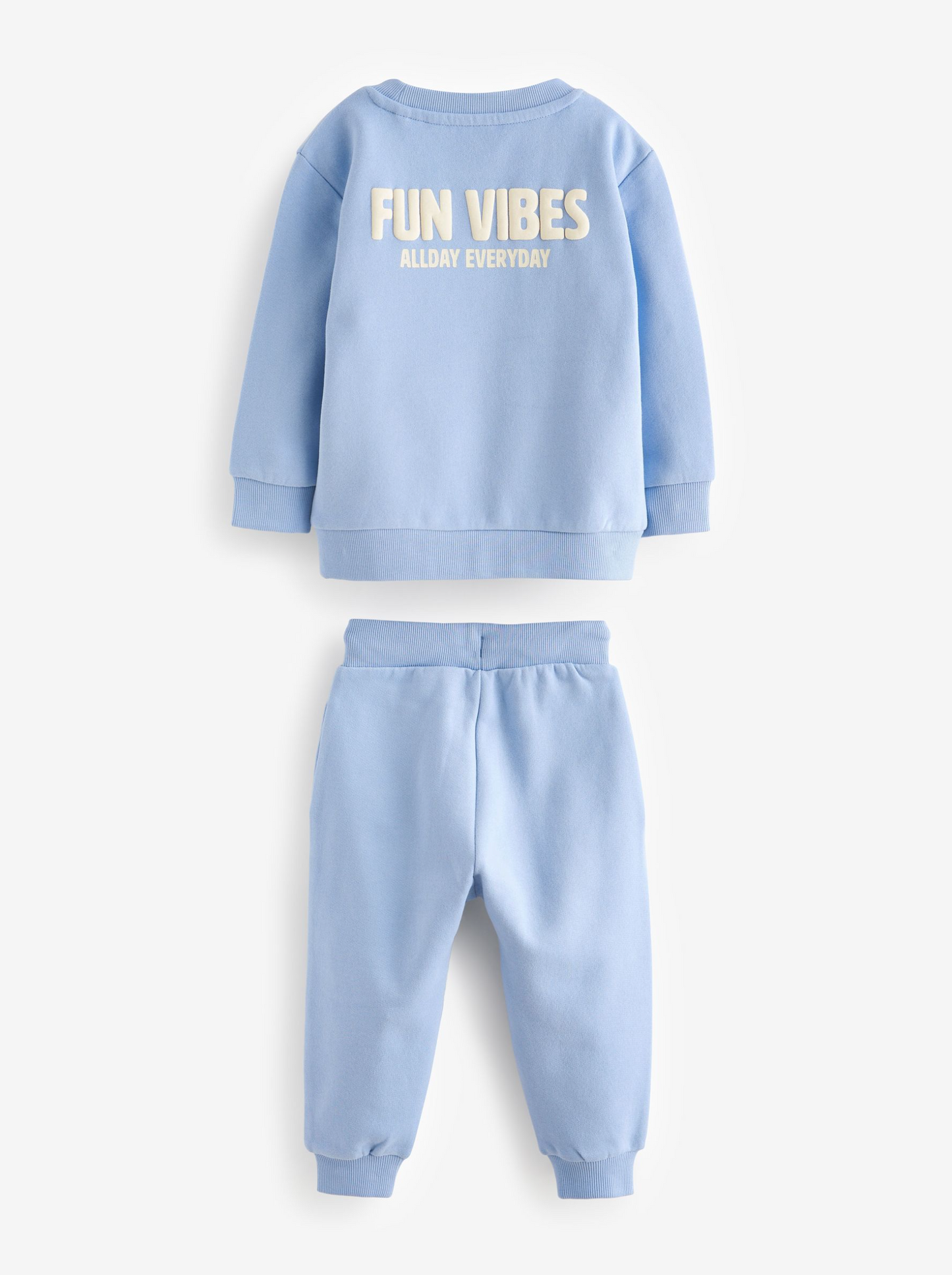 Blue Sweatshirt & Jogger Set
