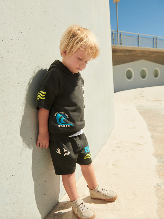 Next Hooded Short Sleeve Sweatshirt & Short Set