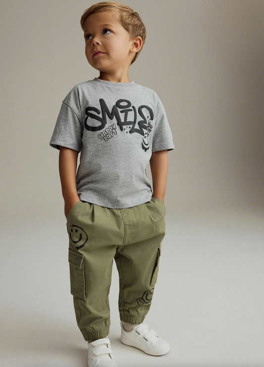 Next Smile Print T-Shirt & Jogger Set