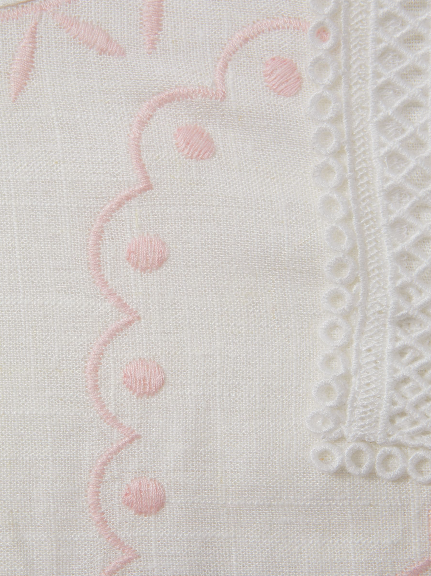 Reiss White Embroidered Midi Dress