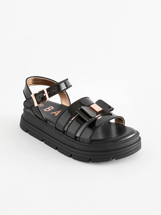 Ted Baker Gladiator Black Sandals