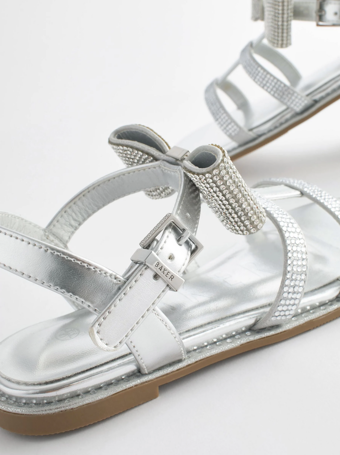 Ted Baker Silver Diamante Sandals