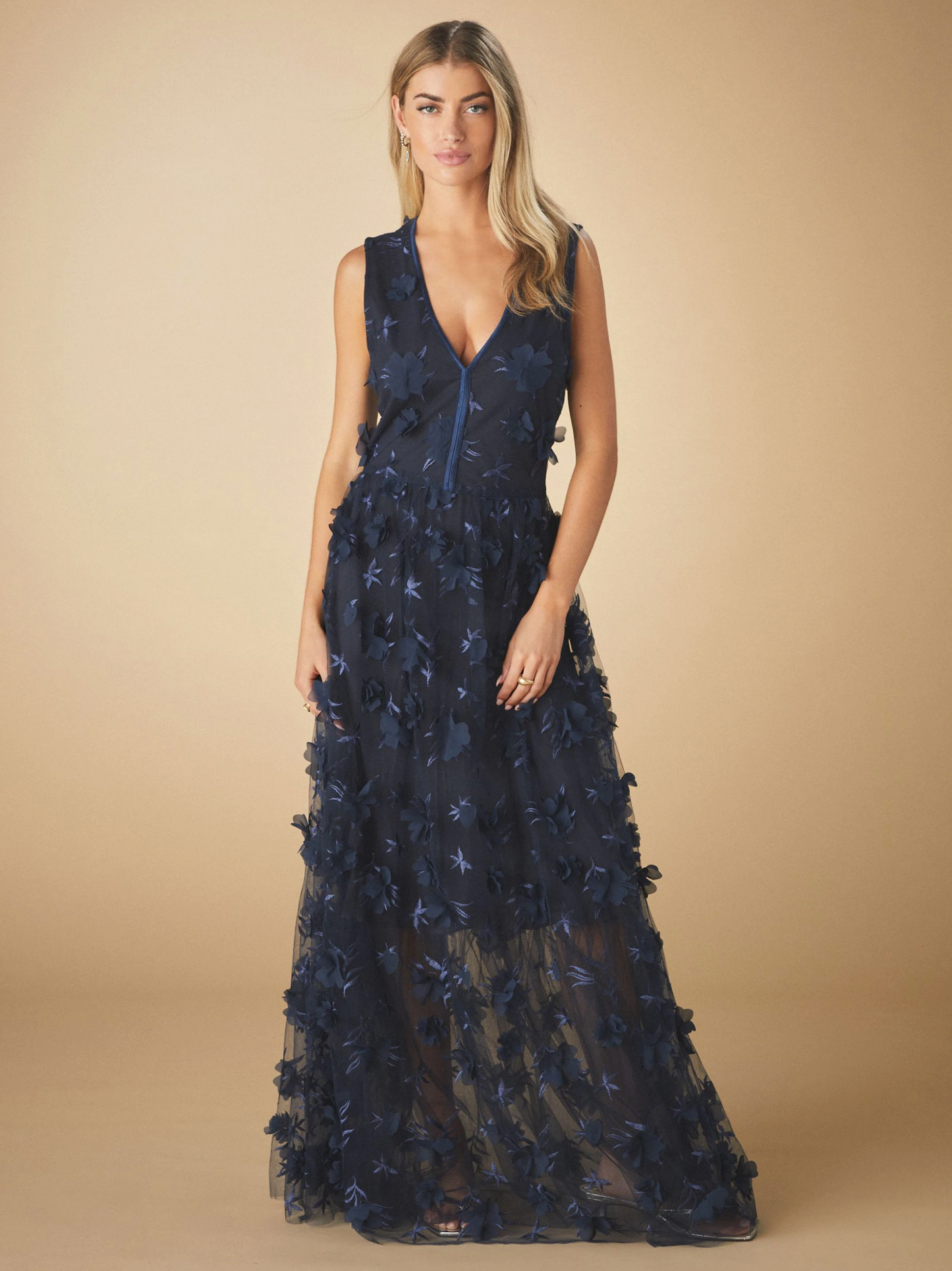 Floral Navy Dress