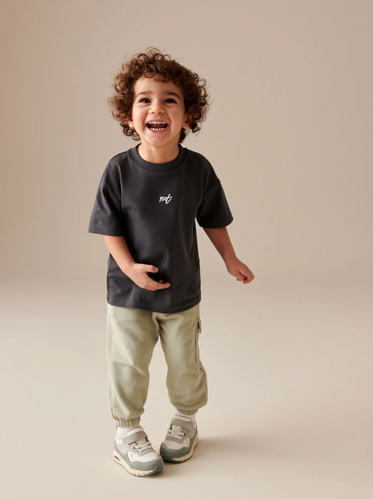 Next Short Sleeve T-Shirt & Utility Cargo Jogger Set