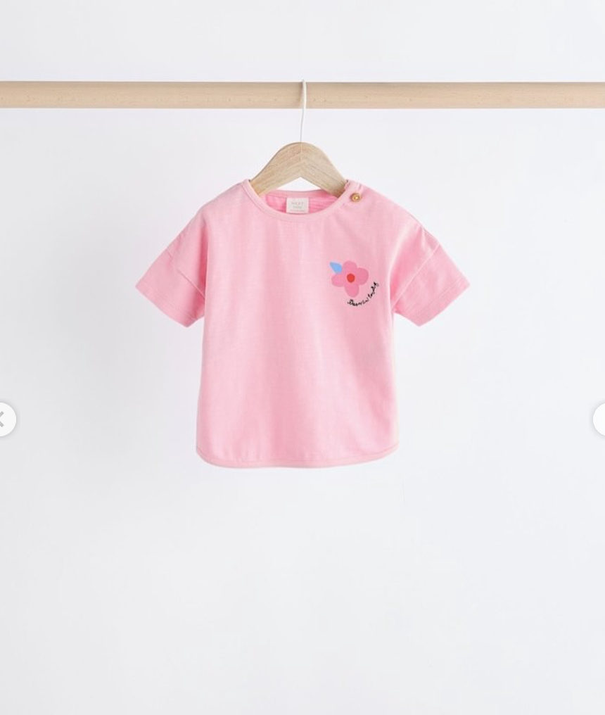 4 Piece Baby T-Shirt & Short Set