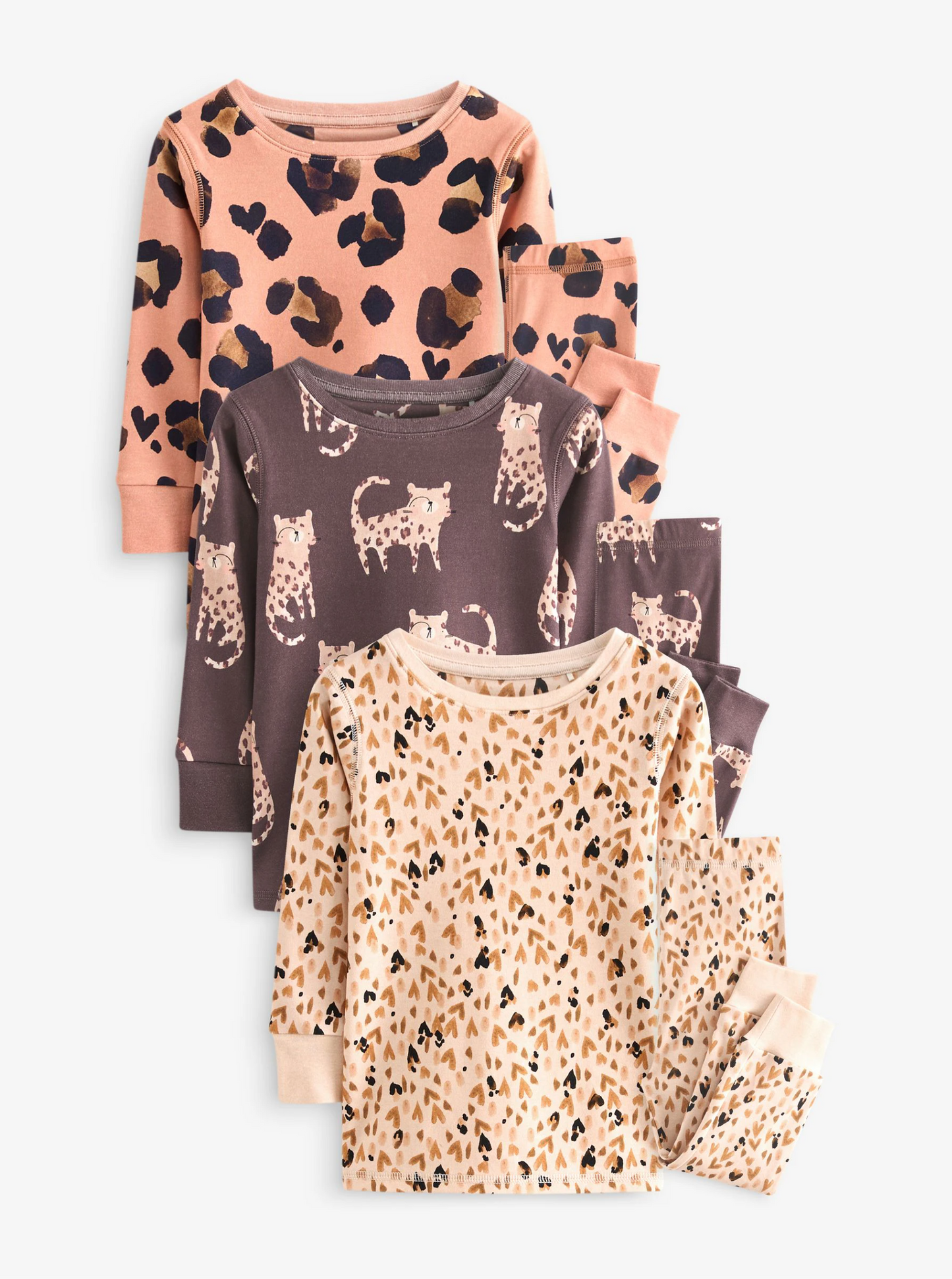 Next 3-Pack Animal Print PJ Sets