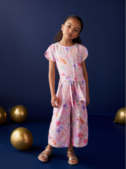 Next Floral Print Jumpsuit