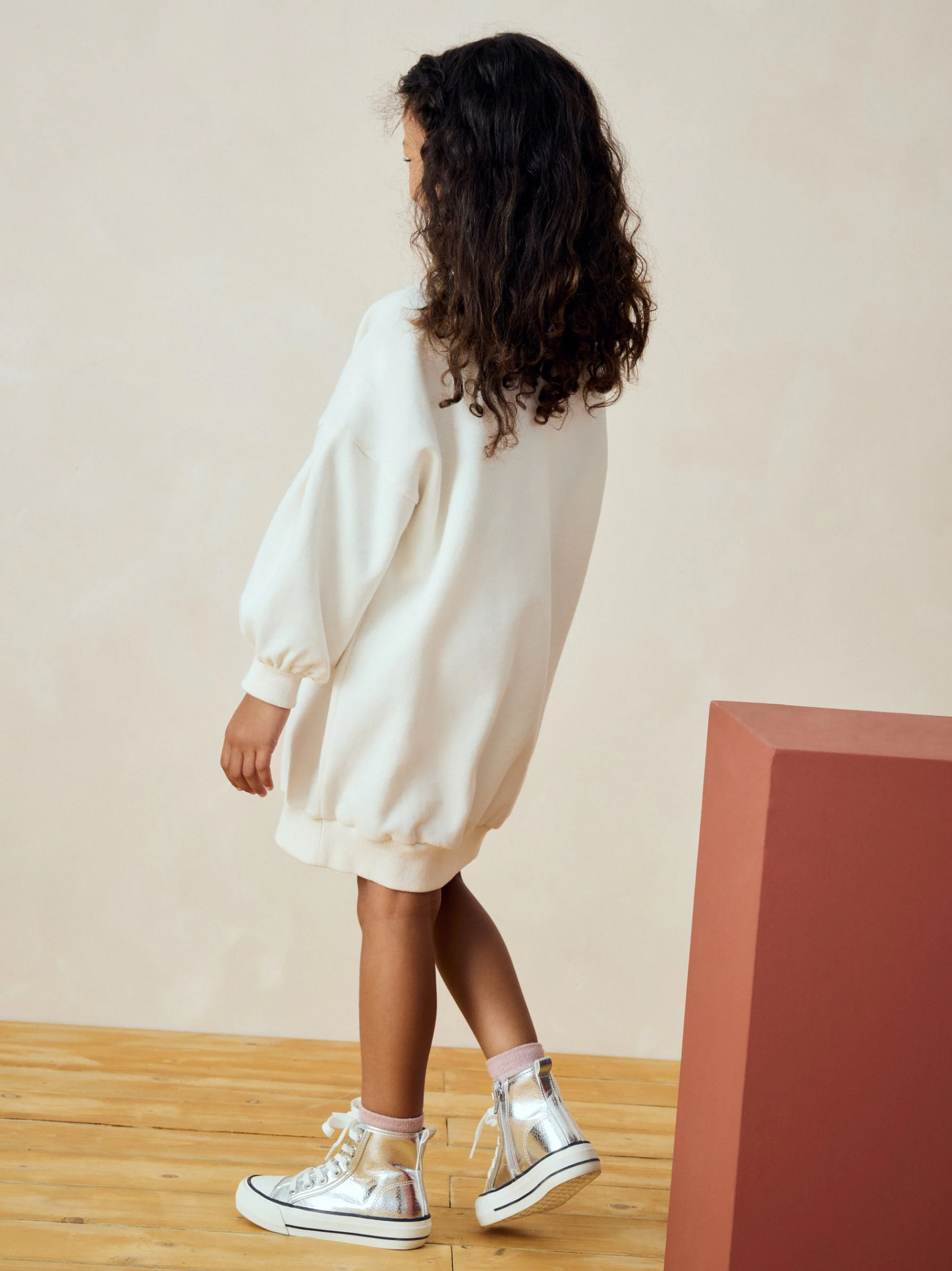 Next Sequin Heart Jumper Dress