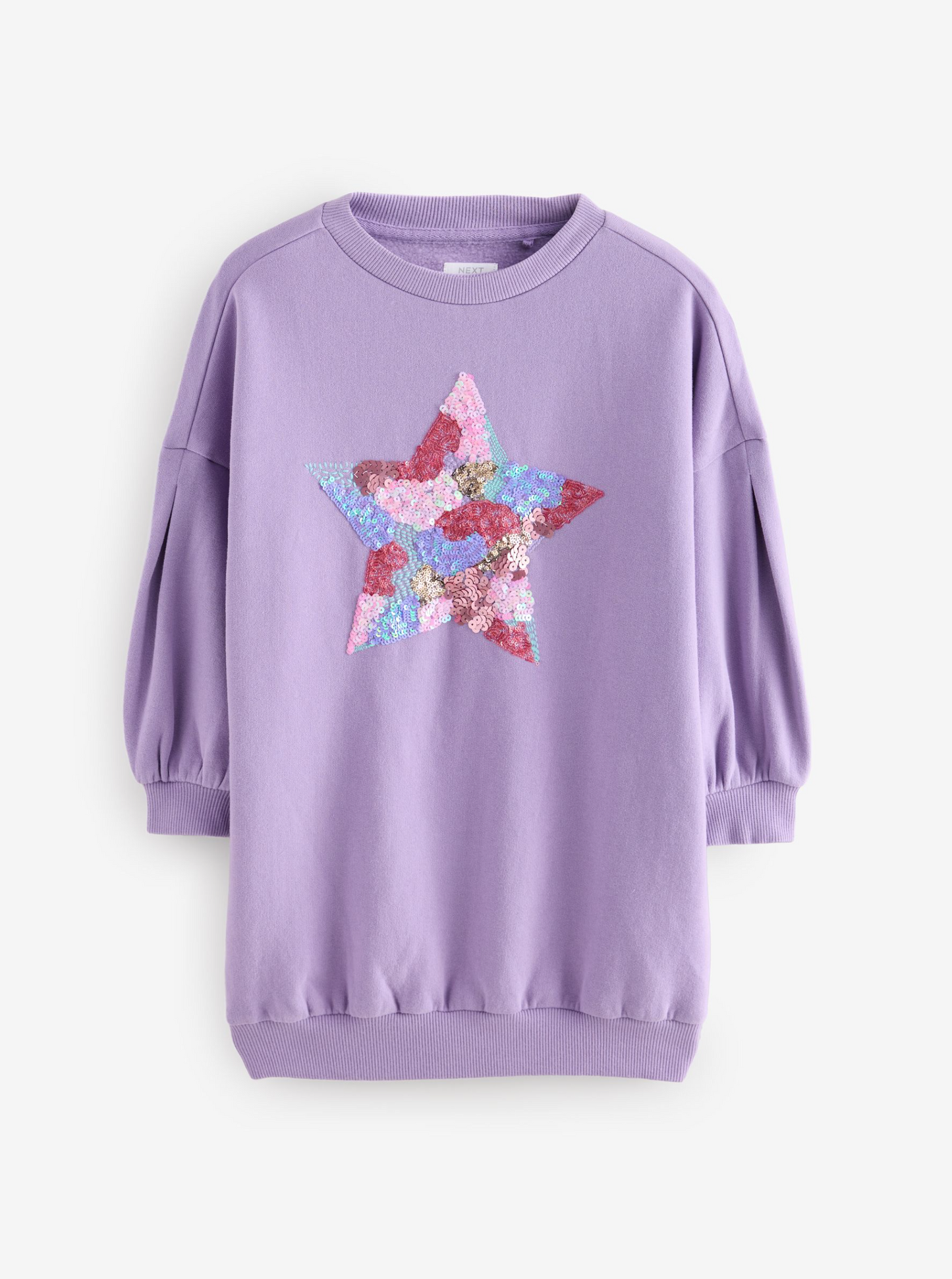 Next Purple Sequin Jumper Dress