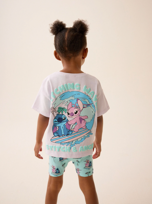 Next Lilo & Stitch T-Shirt & Cycling Shorts Set