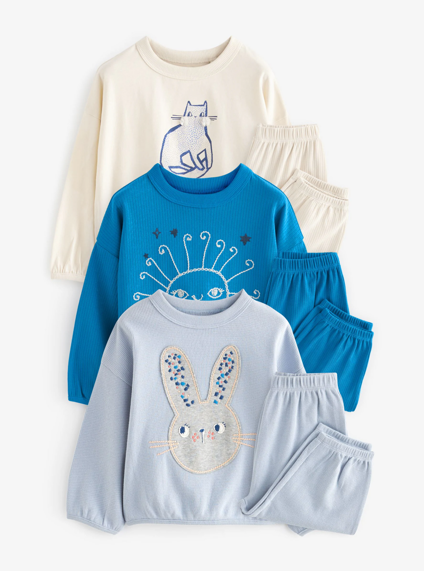 Next 3 Pack Jogger Pyjamas