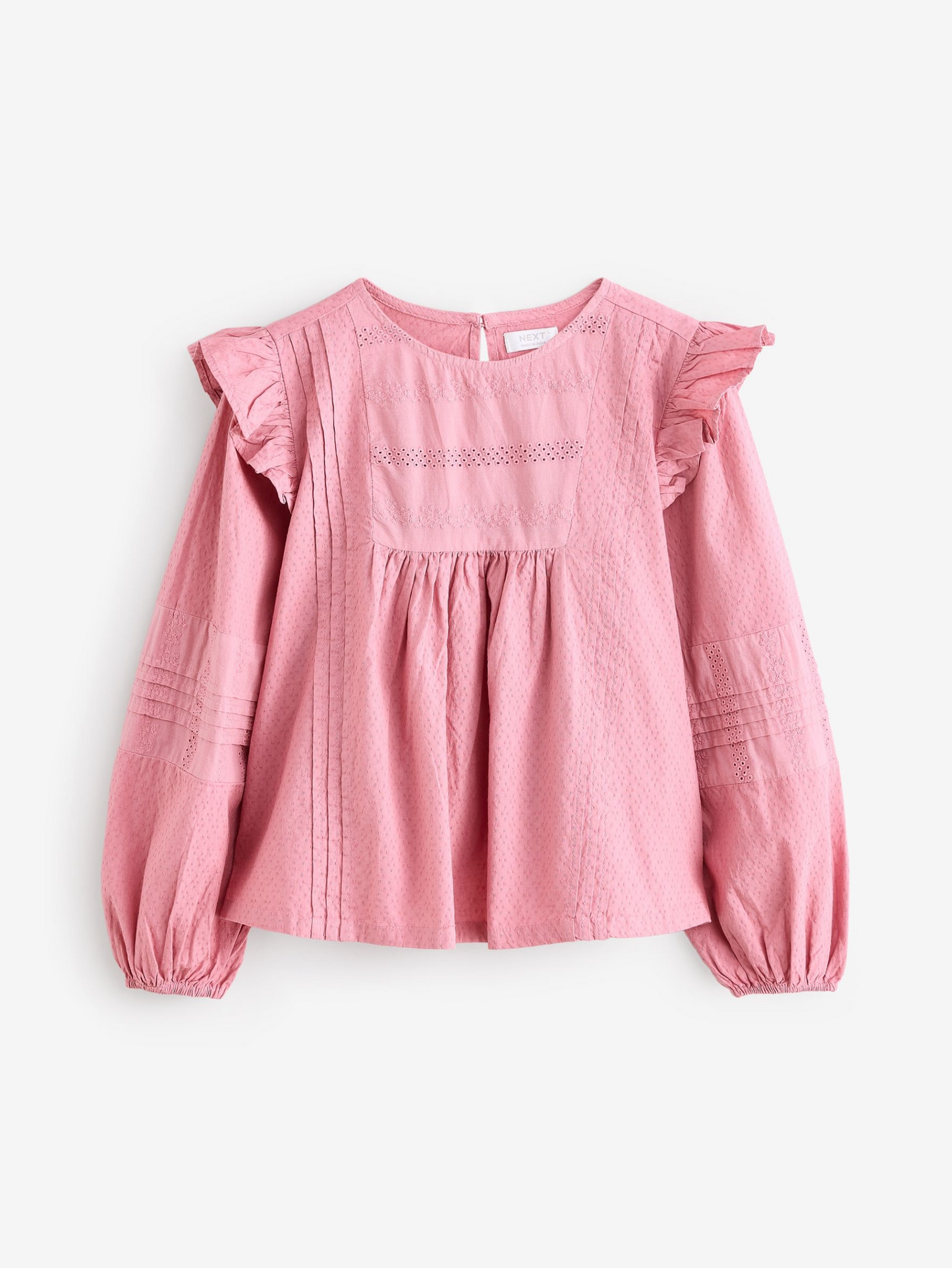 Next Frill Long Sleeve Cotton Blouse