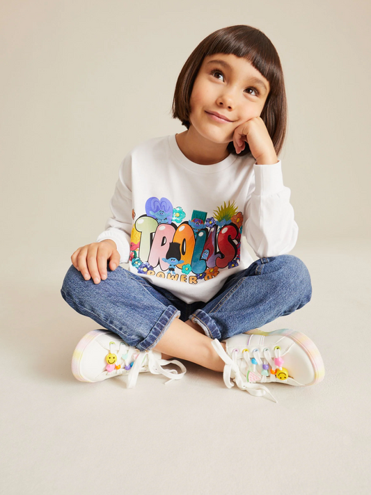 Next Long Sleeve Trolls Graphic T-Shirt