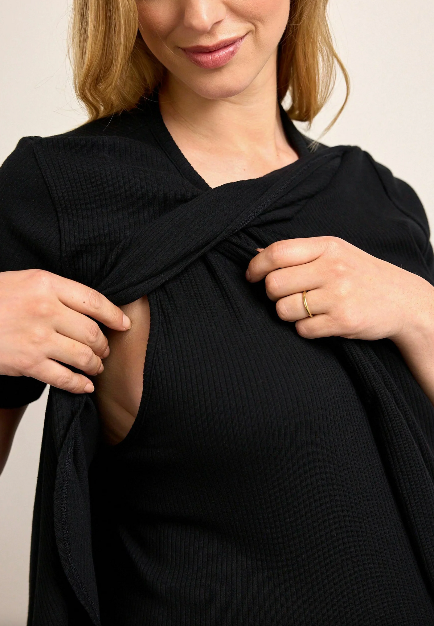 Next Maternity Ribbed Nursing Top