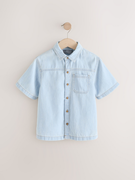 Next Linen Short Sleeve Shirt