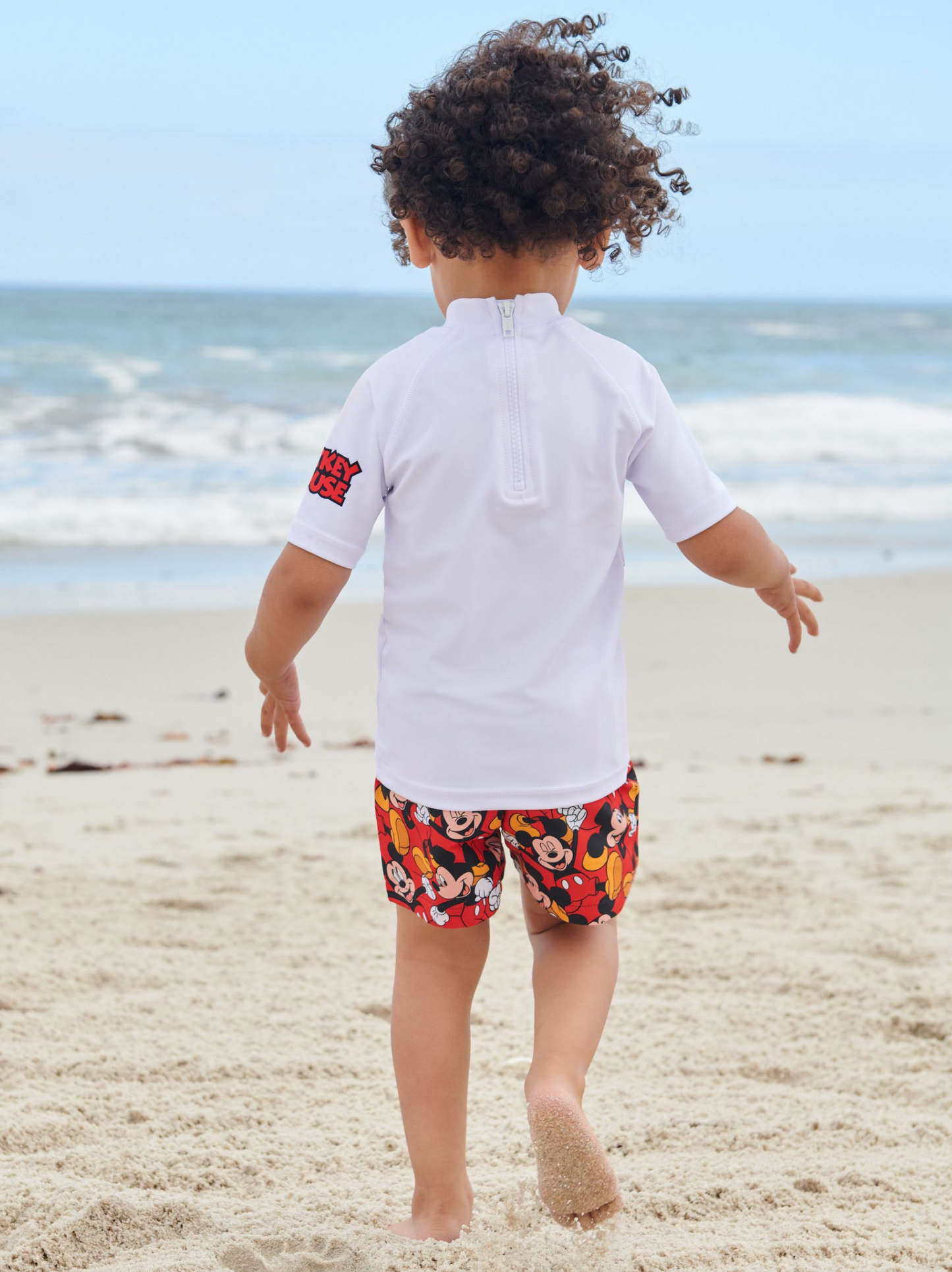 Next*Mickey 2 Piece Sunsafe Top & Shorts Swim Set