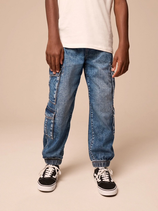 Next Balloon Denim Cargo Jeans
