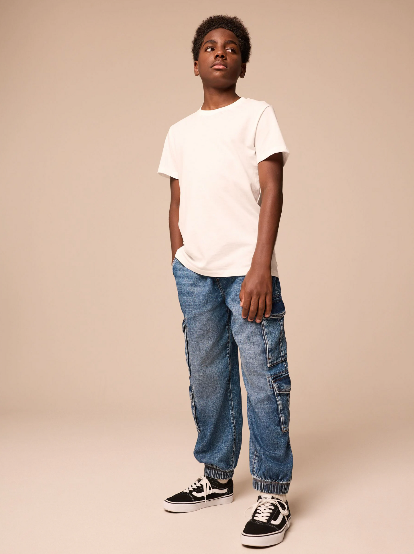 Next Balloon Denim Cargo Jeans