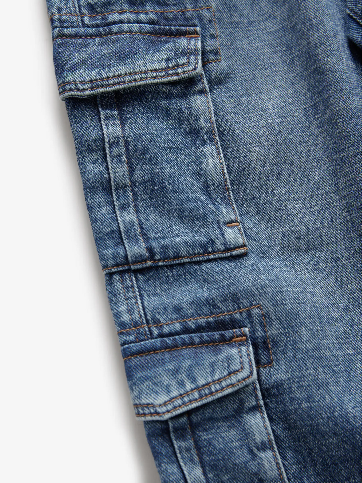 Next Balloon Denim Cargo Jeans