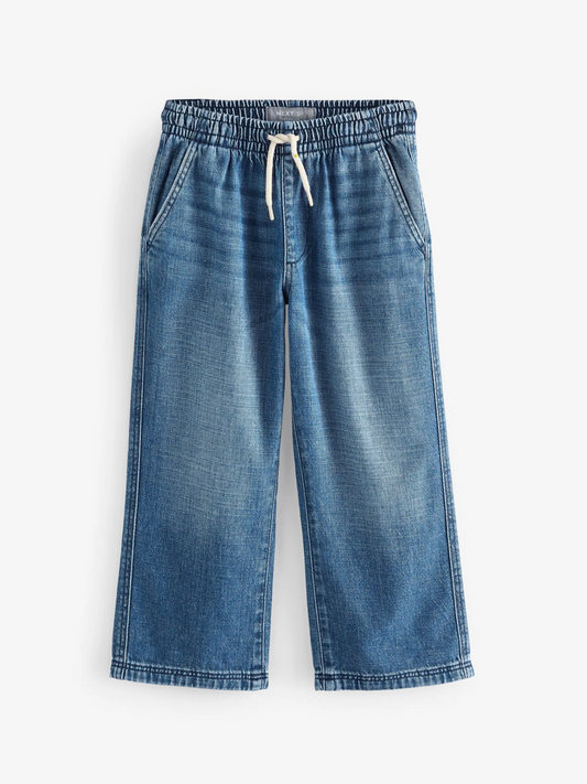 Next Regular Fit Pull On Cotton Jeans