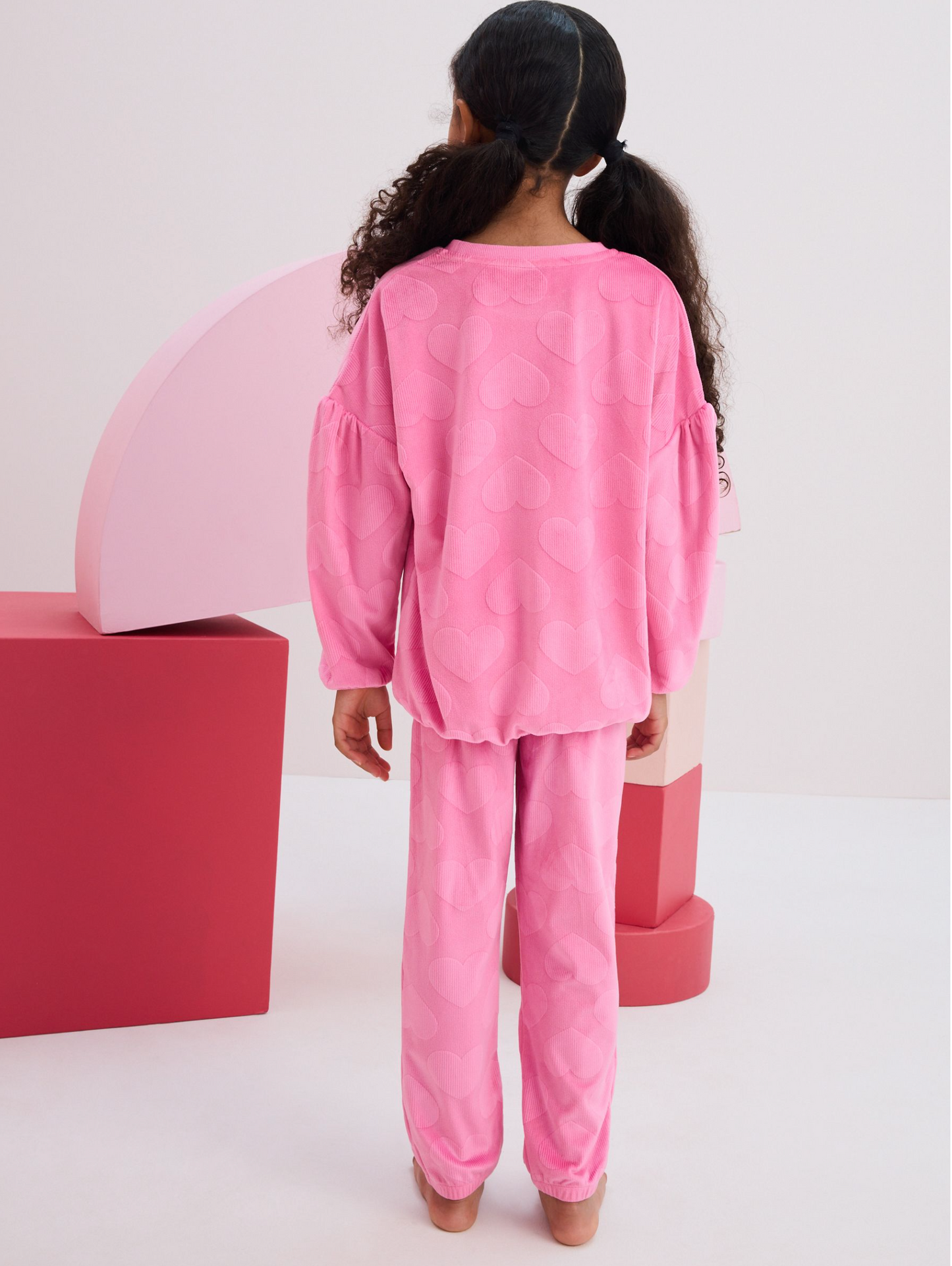 Next Pink Heart Fleece Cozy PJ