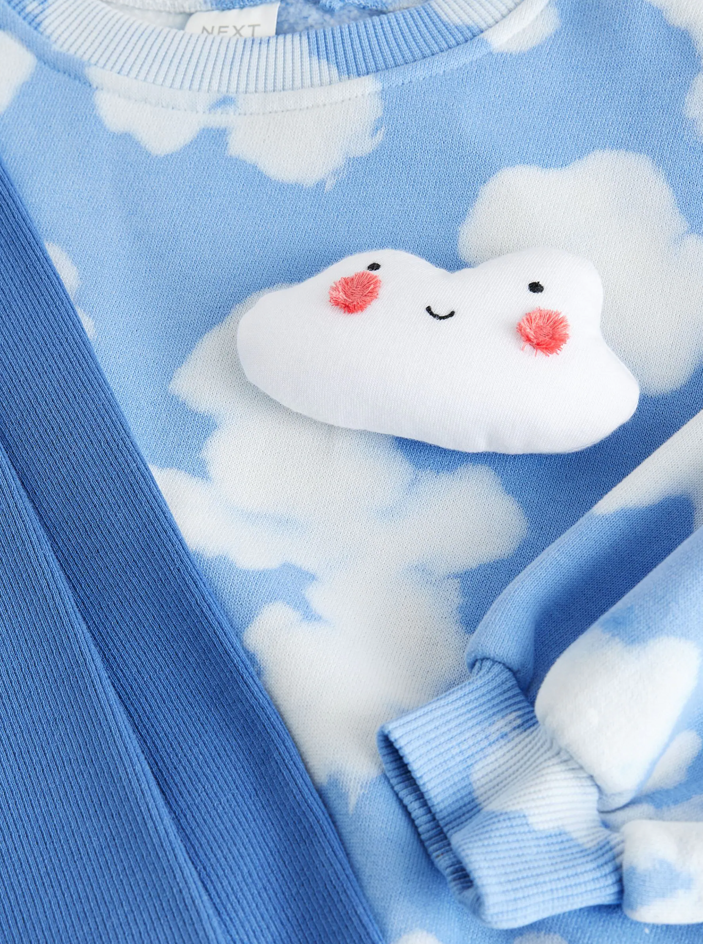 Next Blue Tie Dye Sweatshirt & Legging Set