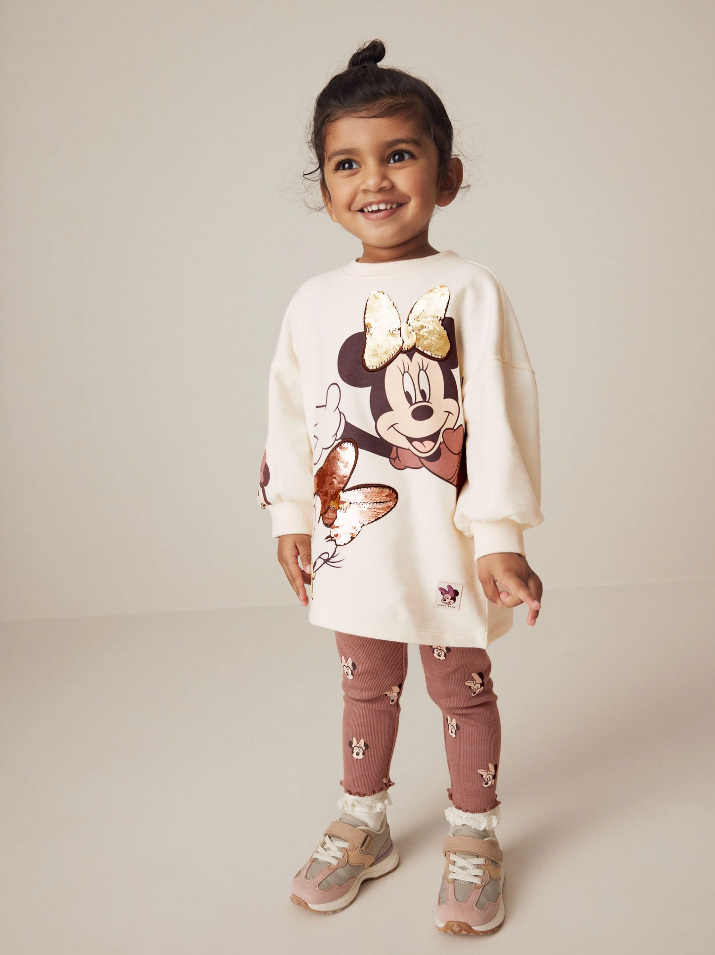 Next Mickey & Daisy Sequin Jumper & Legging Set