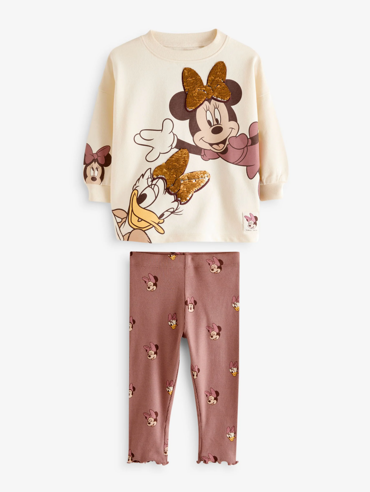 Next Mickey & Daisy Sequin Jumper & Legging Set