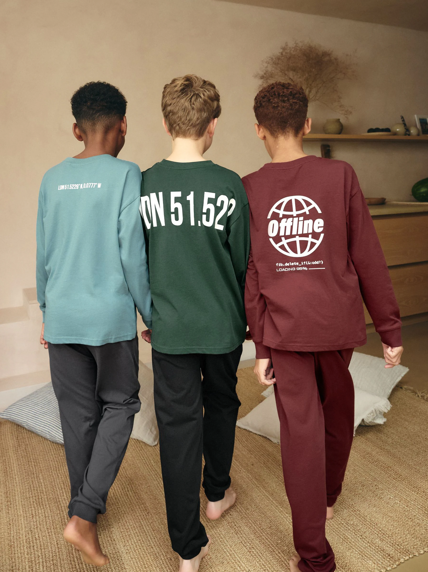 Next 3 Pack Relaxed Fit PJ Sets