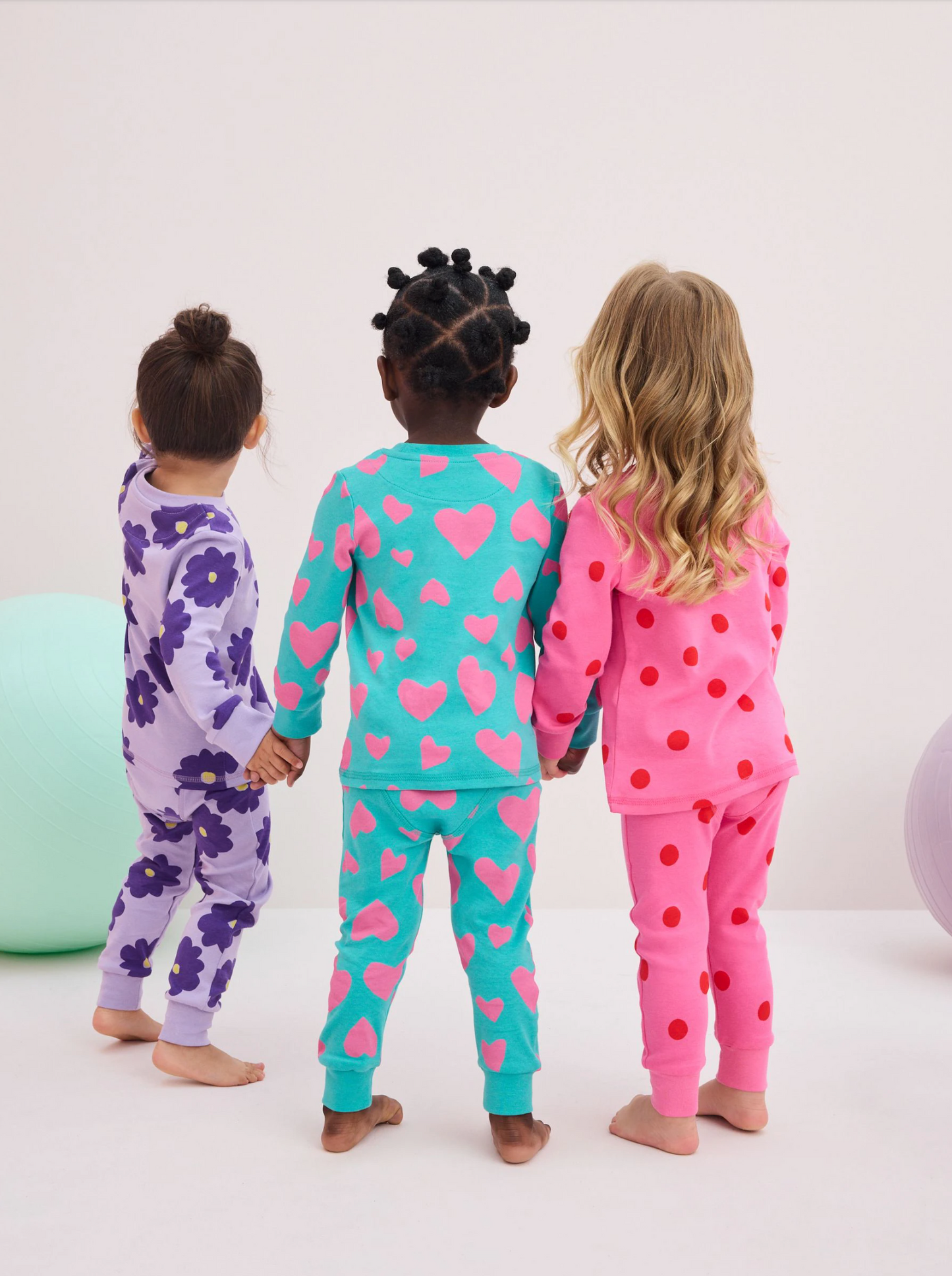 Next 3 Pack Snuggle Bright Pyjamas